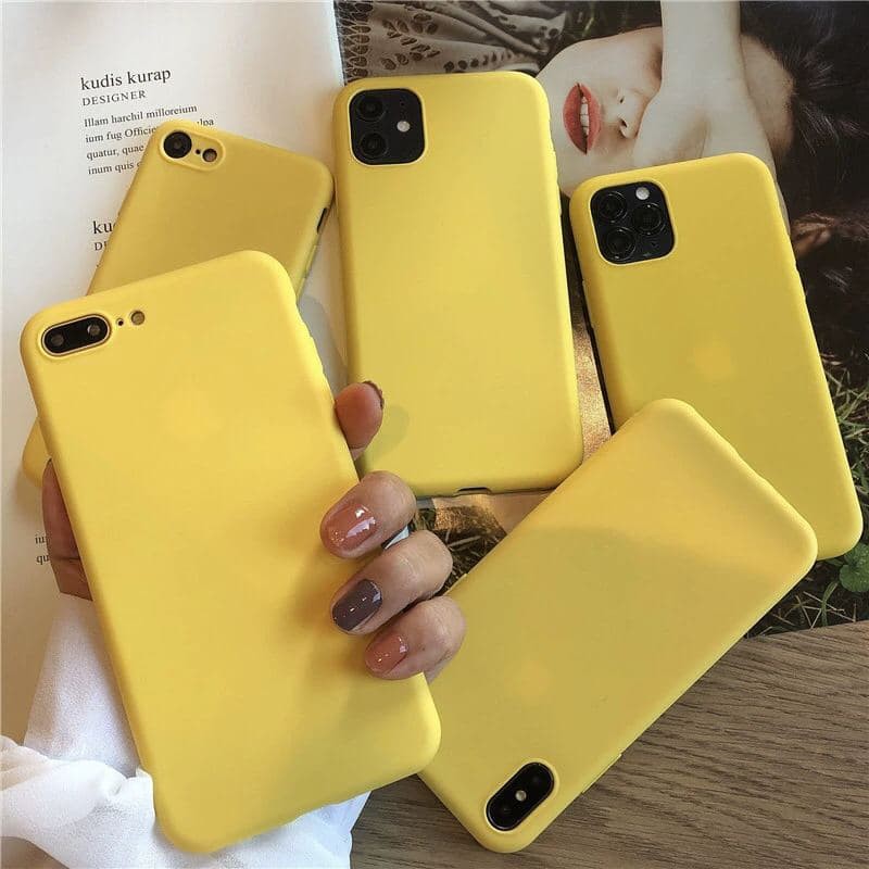 Ốp lưng Samsung Galaxy Note 10 Plus,Note 10,Note 8,Note 9,Note 5,S10,S10 Plus,S9 Plus,S9,S8,S8 Plus,S7 Edge,S7 Dẻo vàng-SSN50