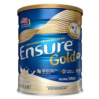Sữa bột Ensure gold Hương Vani 850g (combo 2 hộp, HSD T11 2023) thumbnail