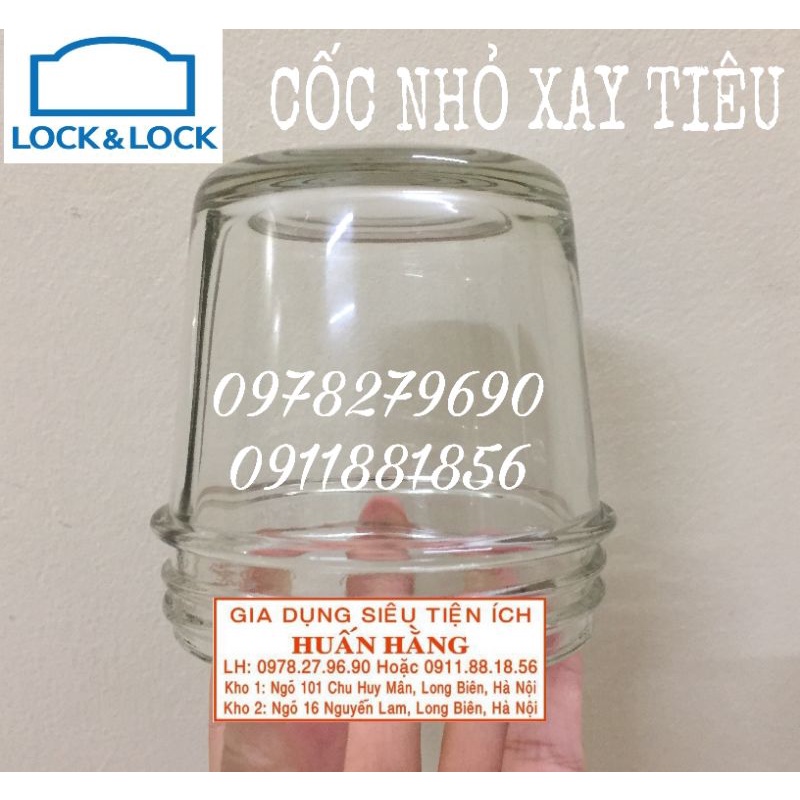 Cối thủy tinh xay khô máy xay sinh tố lock and lock ejm361slv ejm366slv ejm376blv