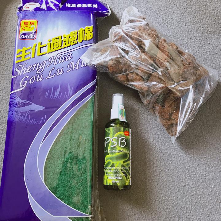 ComBo 1 Chai Vi Sinh Psb 100ml + 1kg Đá Nham Thạch+ 1 Bông Lọc 2 Lớp Xanh Đen, Sự Kết Hợp Hoàn Hảo