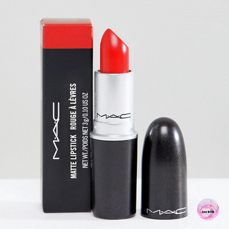 Son MAC Lady Danger 607 - Màu Đỏ Cam (Dòng Matte)