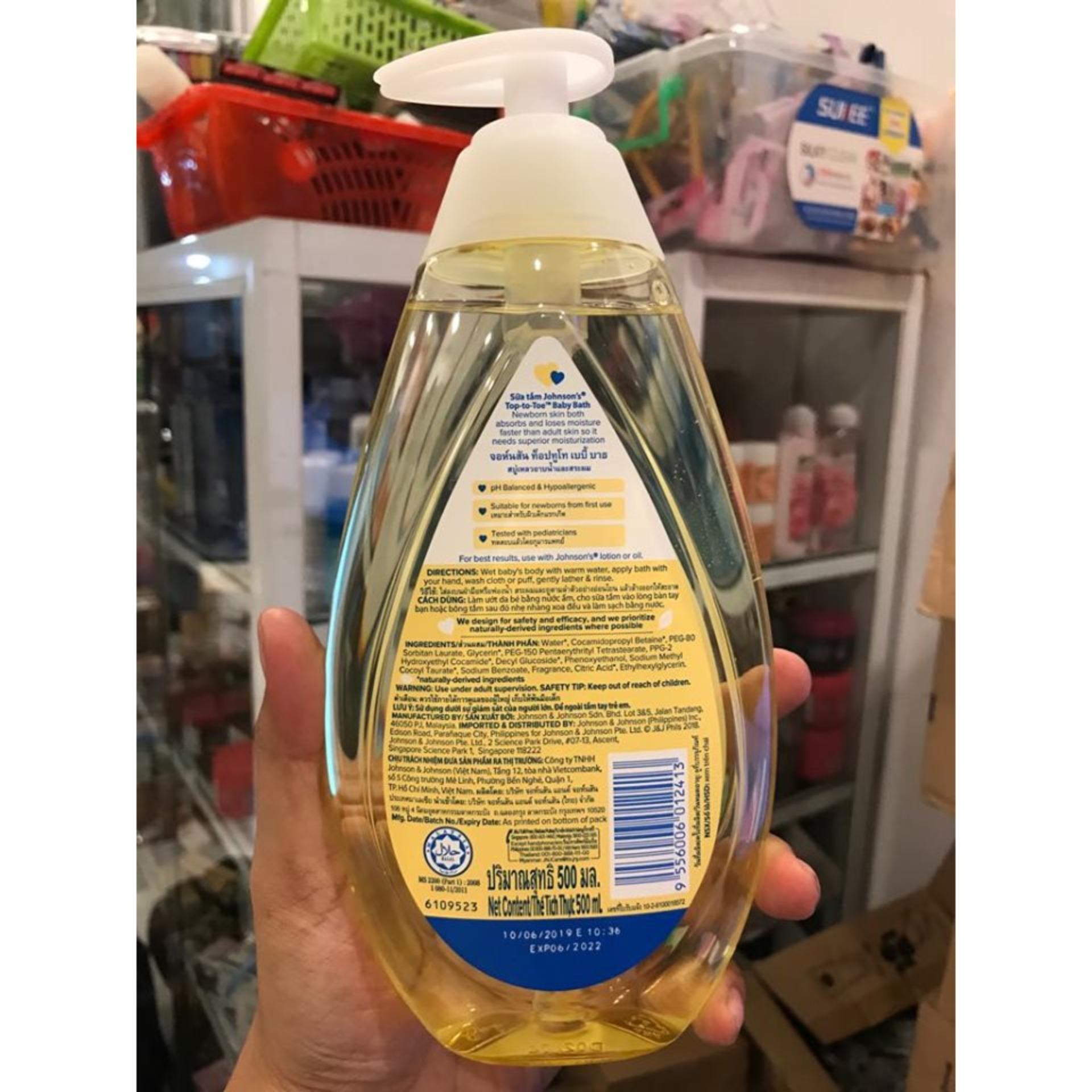 Tắm Gội Johnson Baby 500Ml