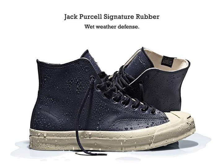 [HCM]giày converse jackpurcell cao su chống nước real new