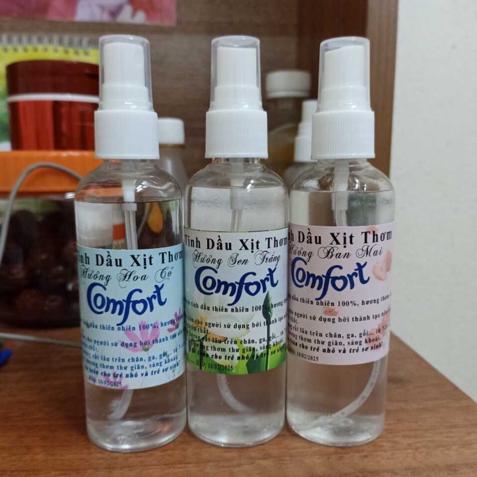 Tinh Dầu Comfort Xịt Thơm Quần Áo Chai 100ml