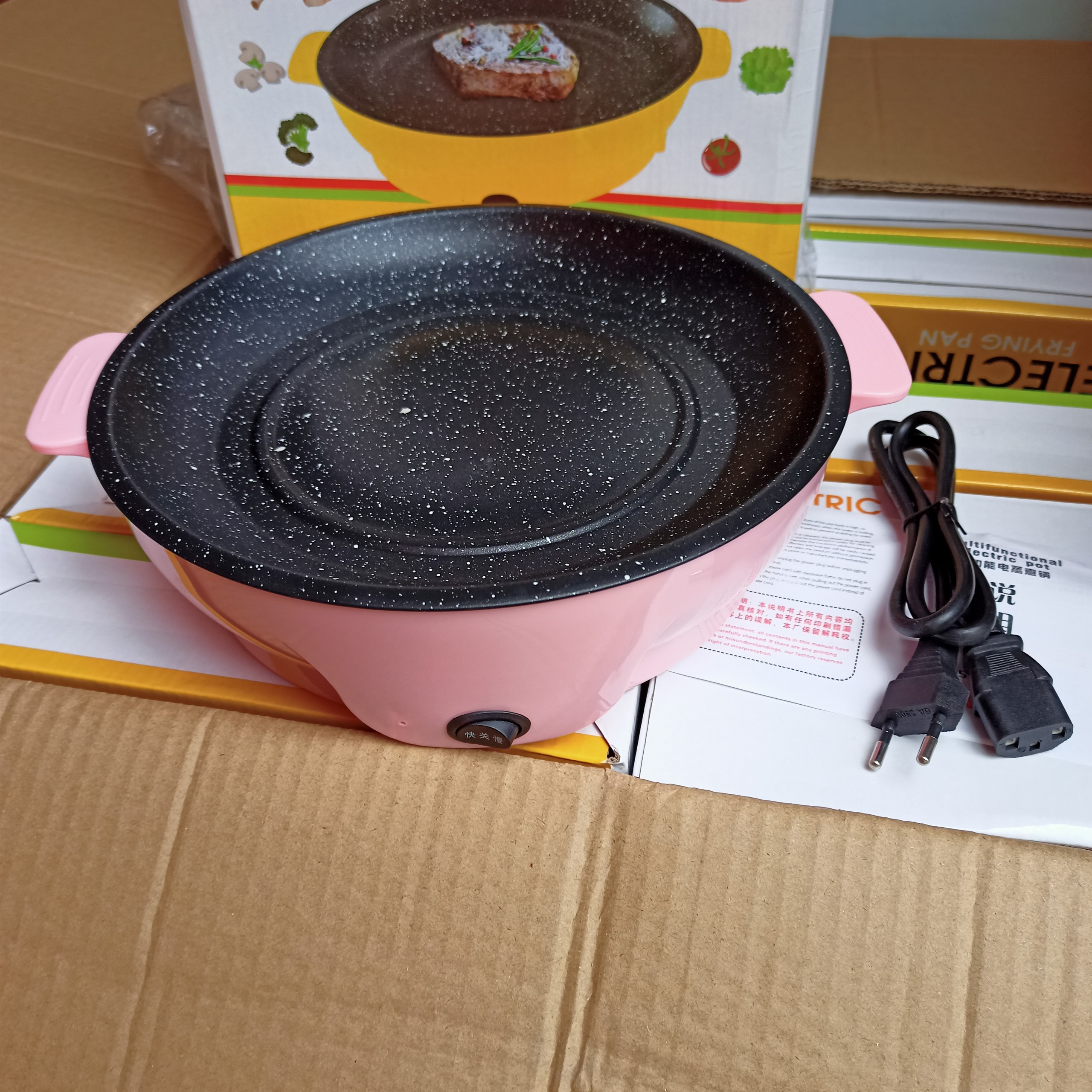 CHẢO NƯỚNG ĐIỆN ĐA NĂNG MINI 26CM (SIÊU HOT 2022)