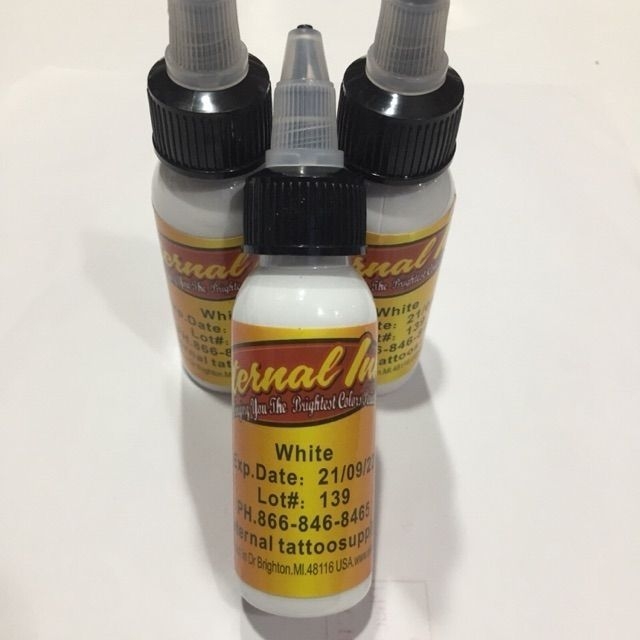 Mực tập xăm Eternal màu Trắng 30ml