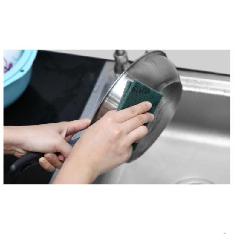 Miếng Rửa Chén Màu Xanh Cước Chà Xoong Nồi