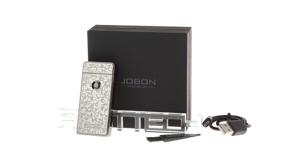 Bật Lửa Hoa Văn Sạc USB Jobon 308 (Vàng).