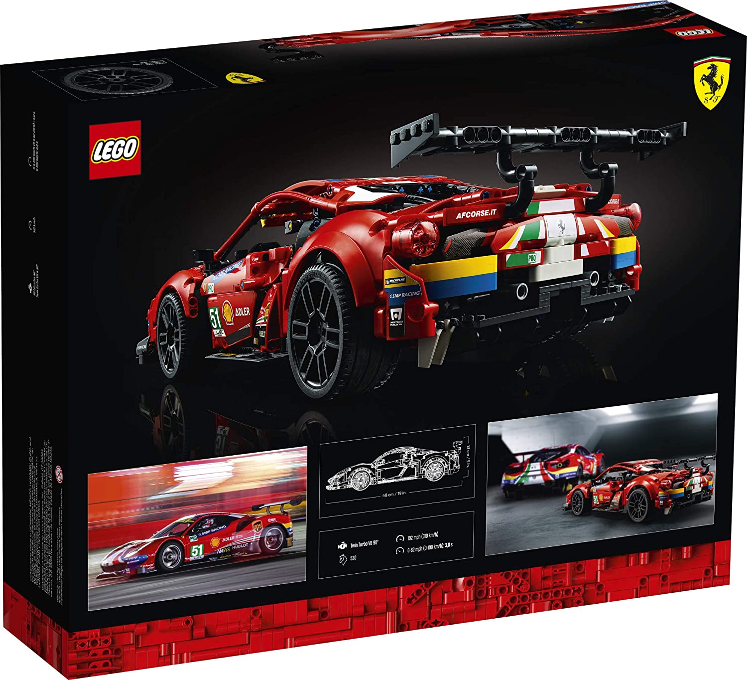 Đồ chơi LEGO TECHNIC - Siêu Xe Ferrari 488 GTE - 42125