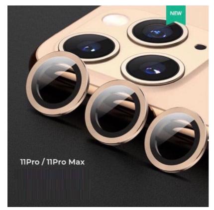 Bộ Dán mắt Camera Iphone 11 11 Pro 11 Pro Max ( Ko ảnh Hưởng Hình Ảnh)