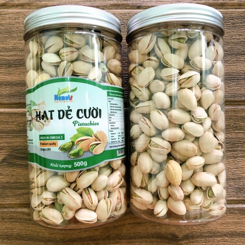 Hạt Dẻ Cười  [Hộp 500gr] - Không Tẩy Trắng - Đã Sấy, Ăn Liền, Không Tẩm Ướp, Không Chất Bảo Quản