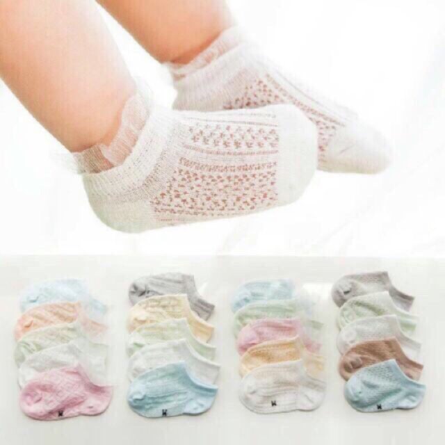 Set 5 đôi tất lưới cho bé