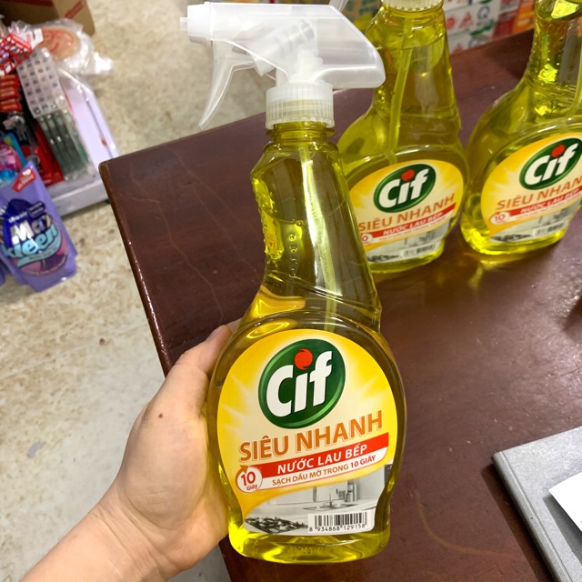 Nước Lau Bếp Cif chai 520ml