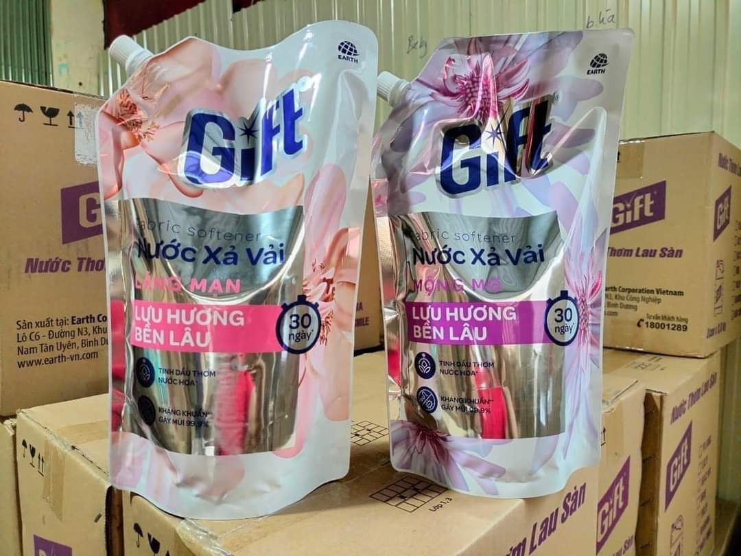 Nước xả Gift vải túi 1.2kg
