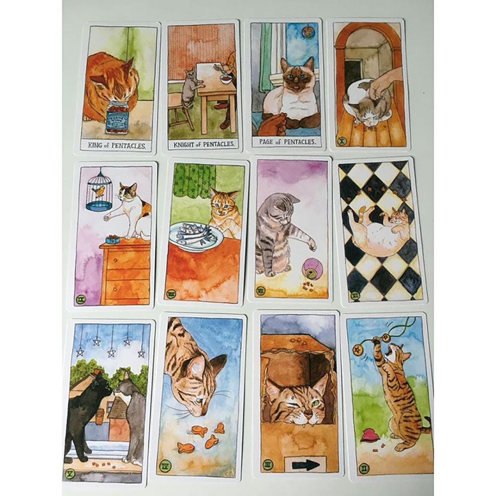 Bài Tarot Cat Tarot Tặng Đá Thanh Tẩy