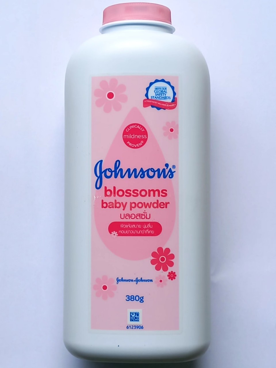 phấn thơm baby johnson thái lan 380g chống hăm tã và chăm sóc da tránh ẩm 1