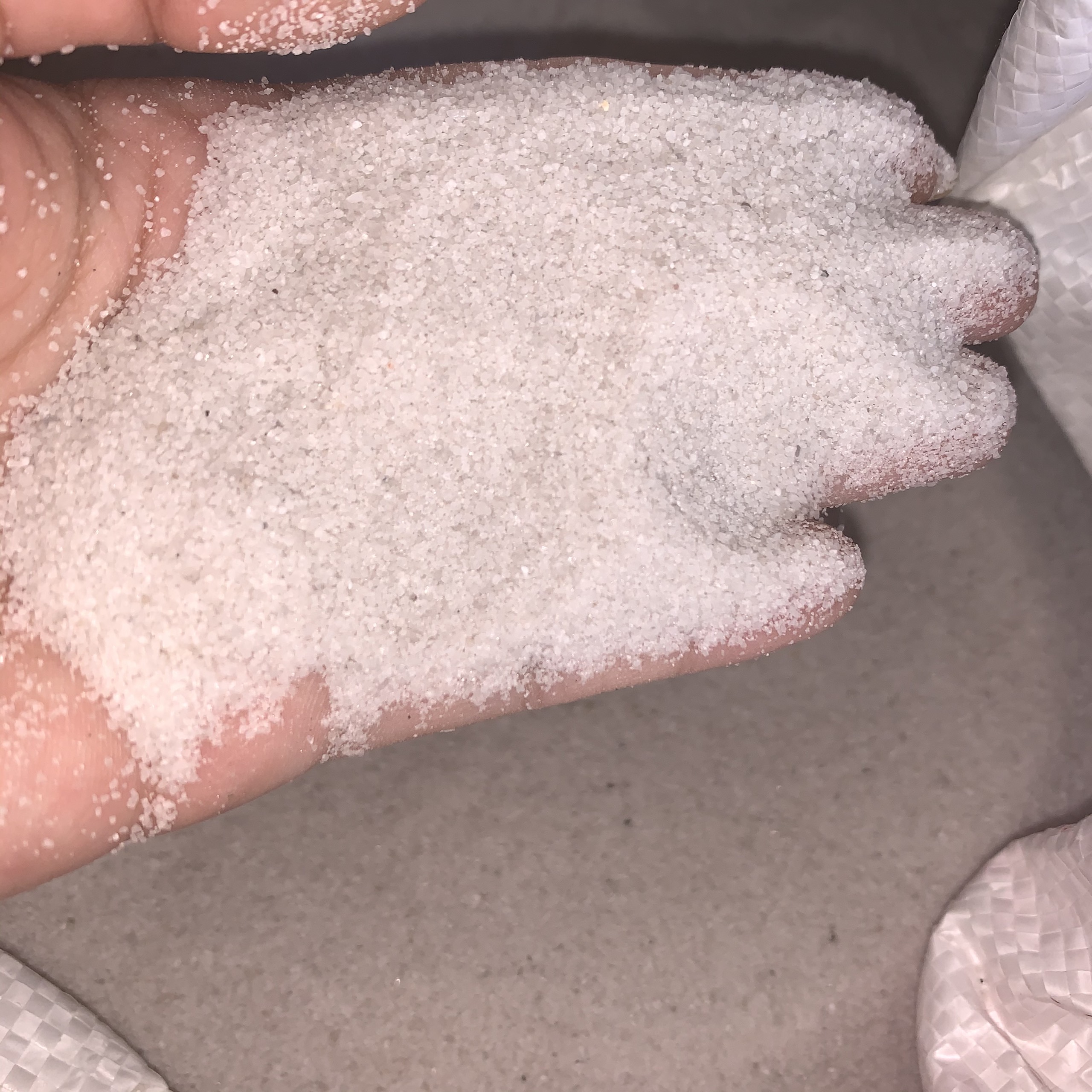 Combo 5 kg Cát trắng mịn trang trí hồ cá chậu cây cảnh .