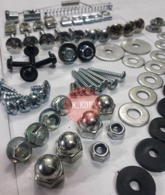 (SELE siêu rẻ) Trọn bộ ốc áo xe wave / ốc fun bộ nhựa wave