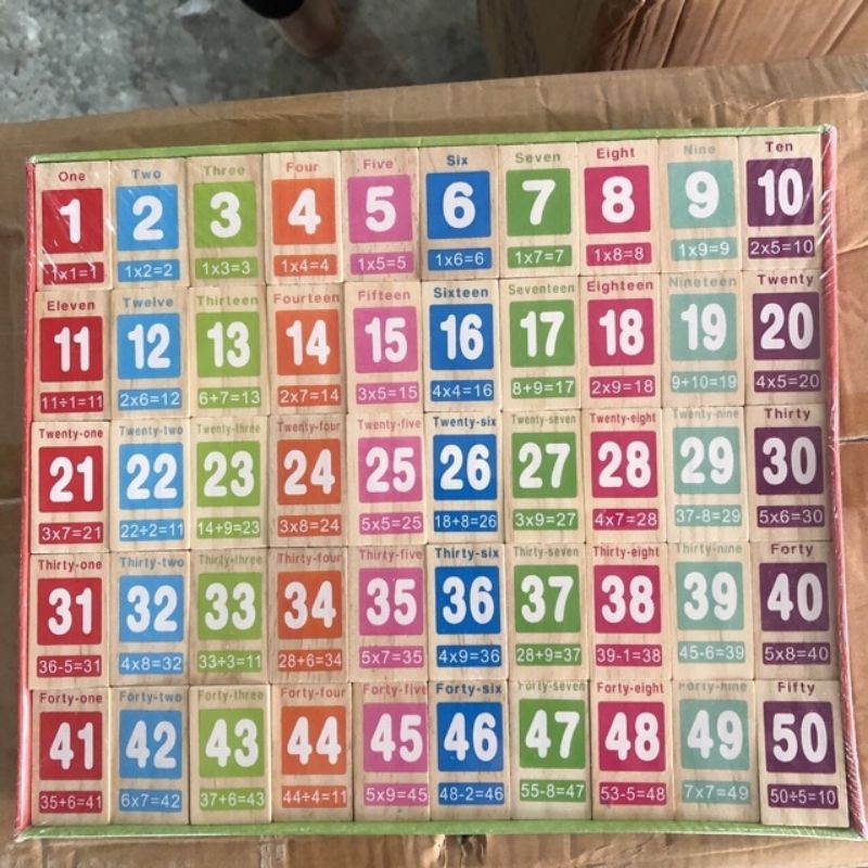 Đồ Chơi Domino 100 số học toán