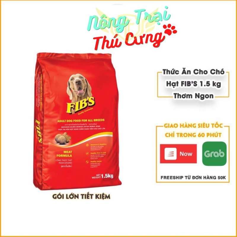 [HCM][Gói Lớn] Thức ăn cho chó trưởng thành Ganador Fibs 1.5kg | Hạt Fib Cho Chó