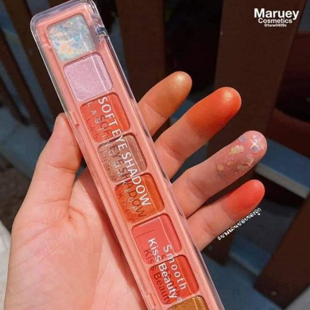 [HCM]Phấn mắt Kiss Beauty Soft Eye 9 ô
