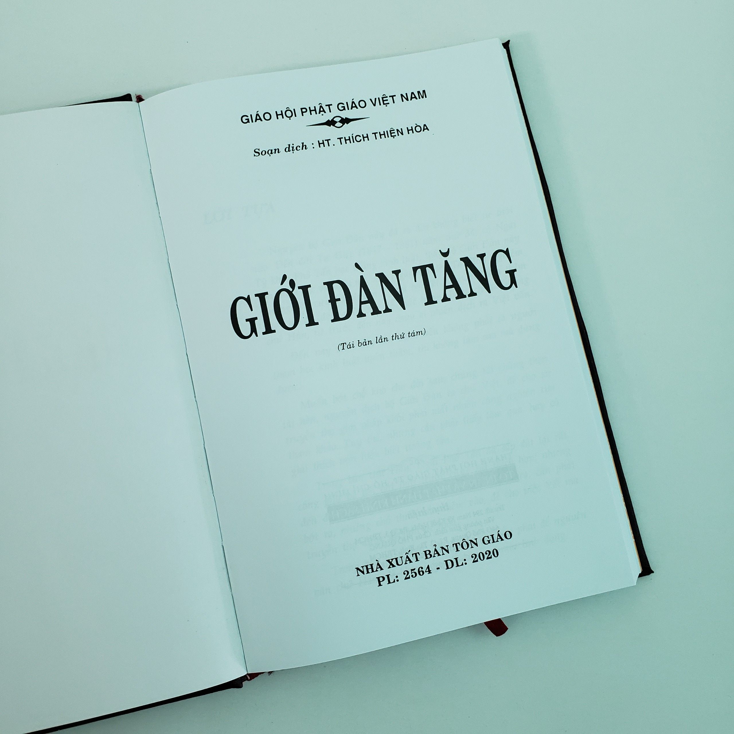 Kinh Giới Đàn Tăng Trọn Bộ Bìa Da ( BA LA MẬT SHOP )