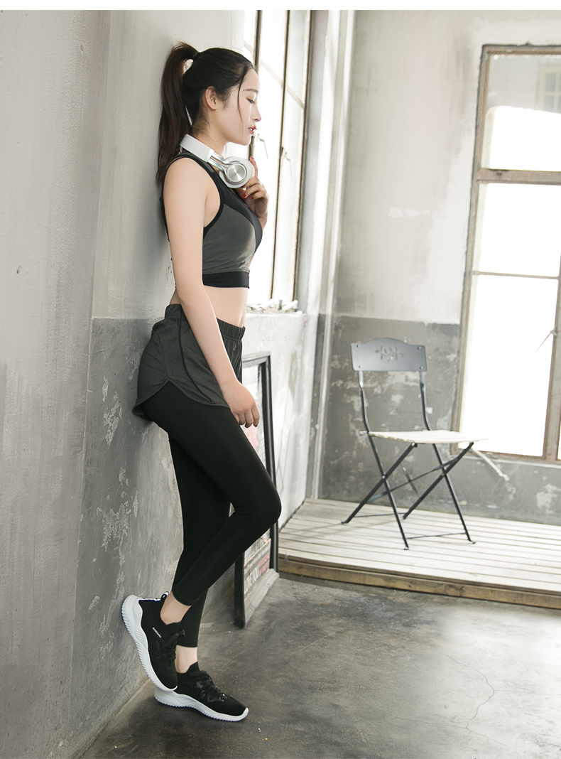 Giày Thể Thao Nữ Tập Gym Đế Mềm Cổ Chun