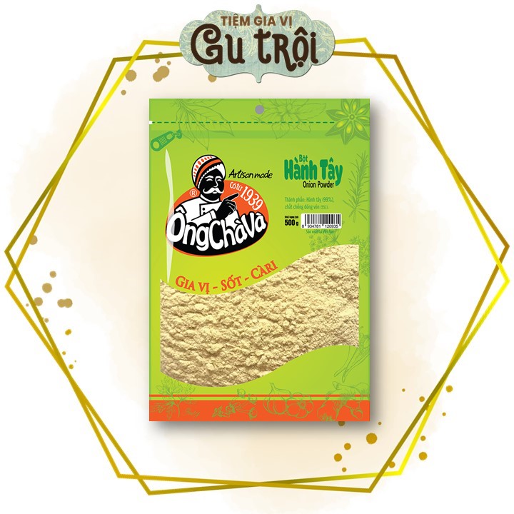 Bột hành tây Ông Chà Và 500gram (Túi) - Onion Powder