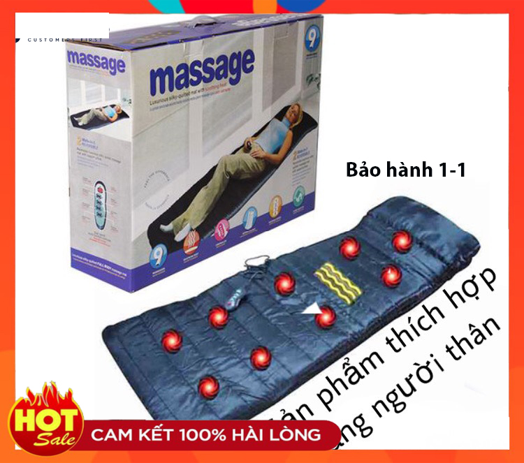 Đệm massagenệm massage toàn thânmua đệm massage cao cấpnệm massage toàn thân lz-332 cao cấp 2021 bảo hành uy tin 12 thang