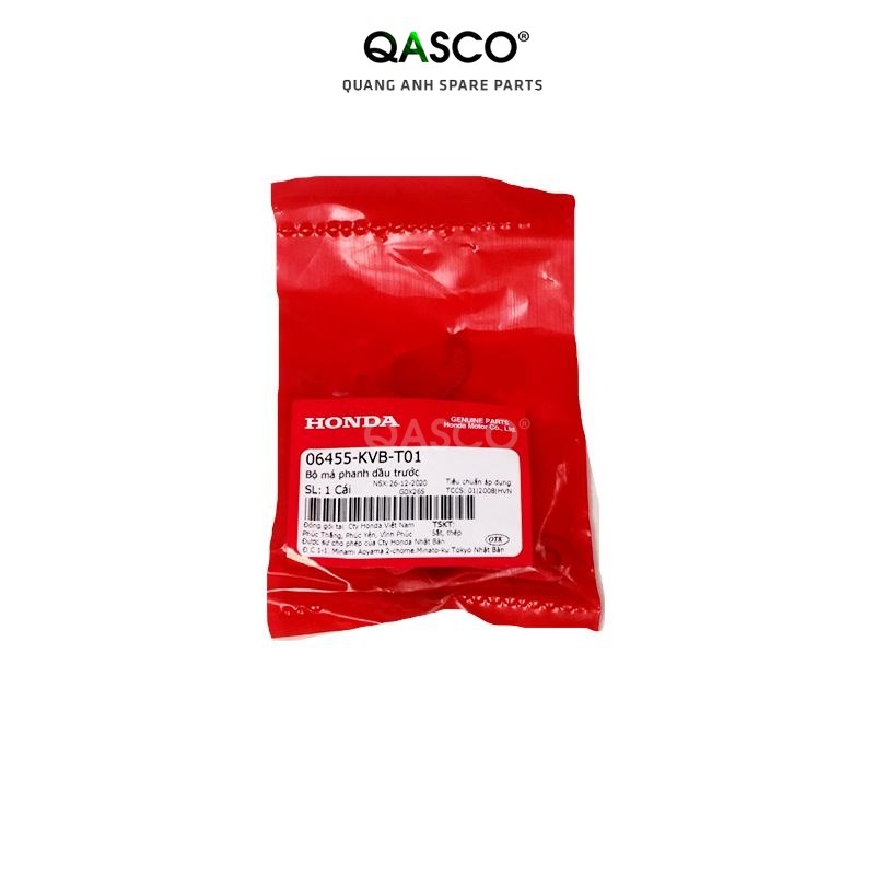 Bộ má phanh dầu trước honda ab 110 fi / 125 / lead _276
