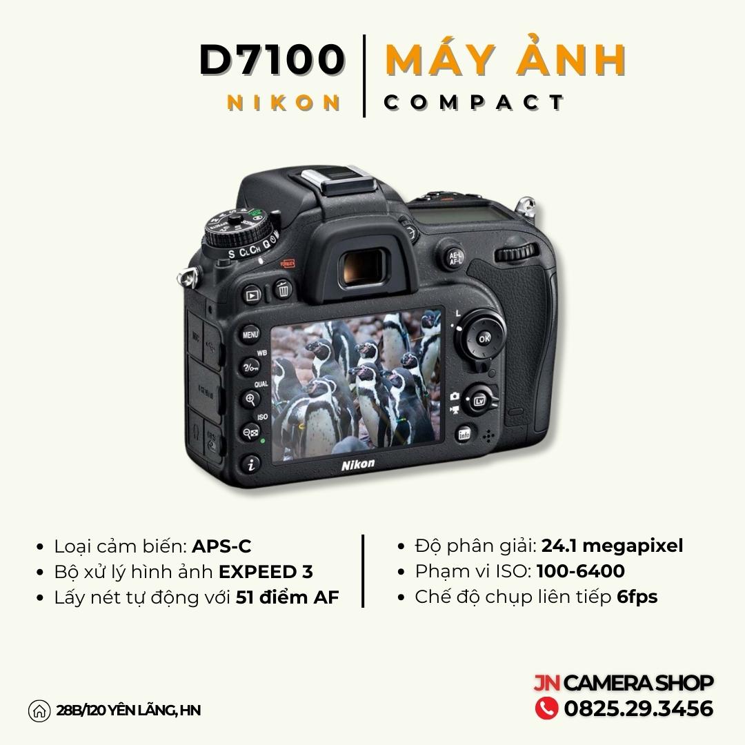 Máy Ảnh Nikon D7100 Kèm Lens Kit 18-55
