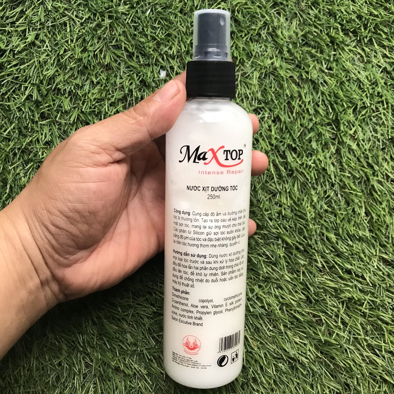 [HCM]Nước Xịt Dưỡng Tóc MaxTop 250ml (Trắng)