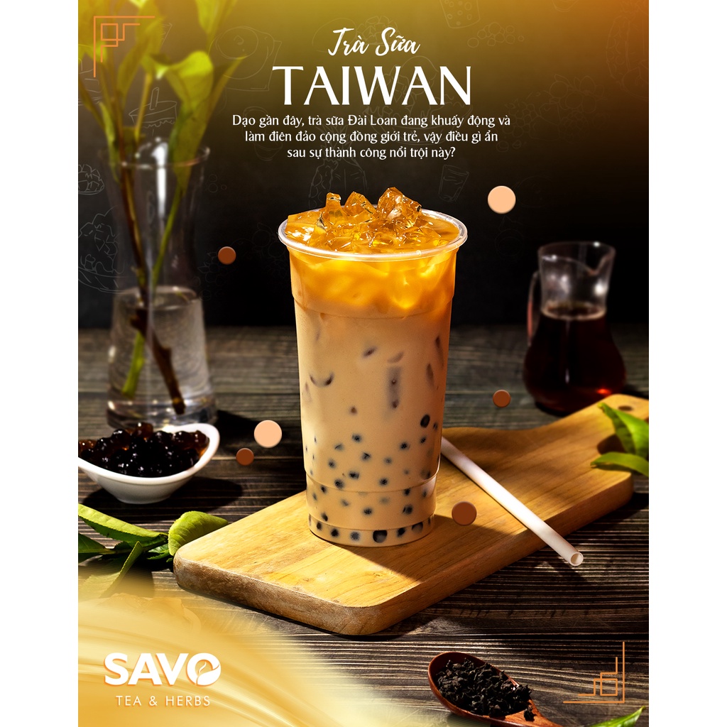 Hồng trà Đậm Vị SAVO - Túi 500g