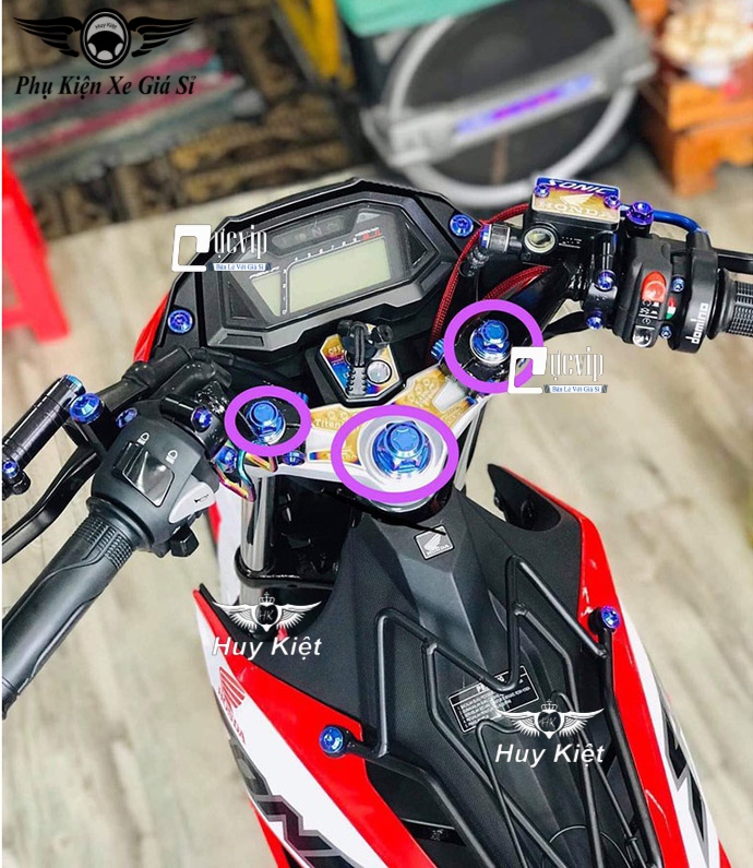 Combo 3 Ốc Chảng Ba Sonic Titan GR5 (Titan Thật 100%) MS3242