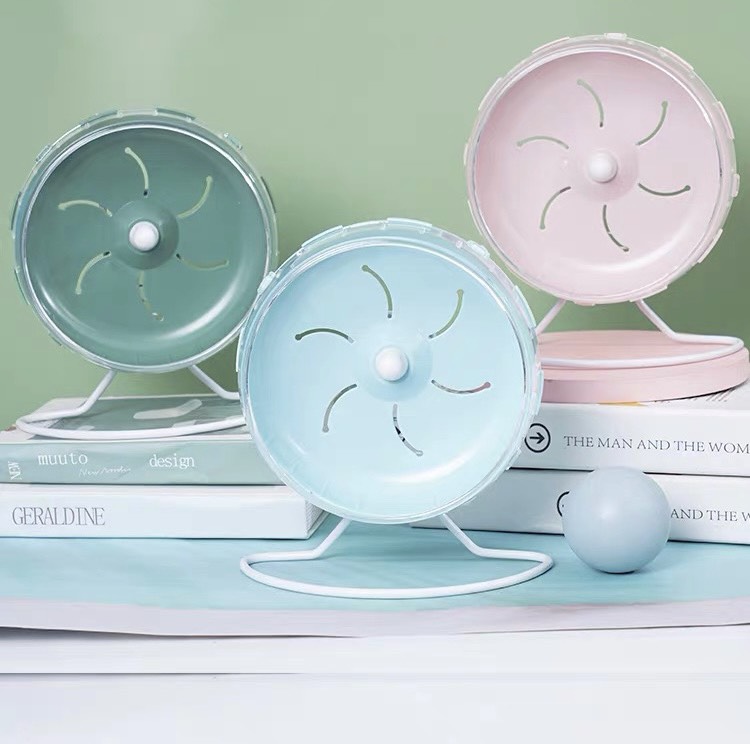 Wheel silent 21cm dành cho hamster bear . sóc, nhím, hamster,...