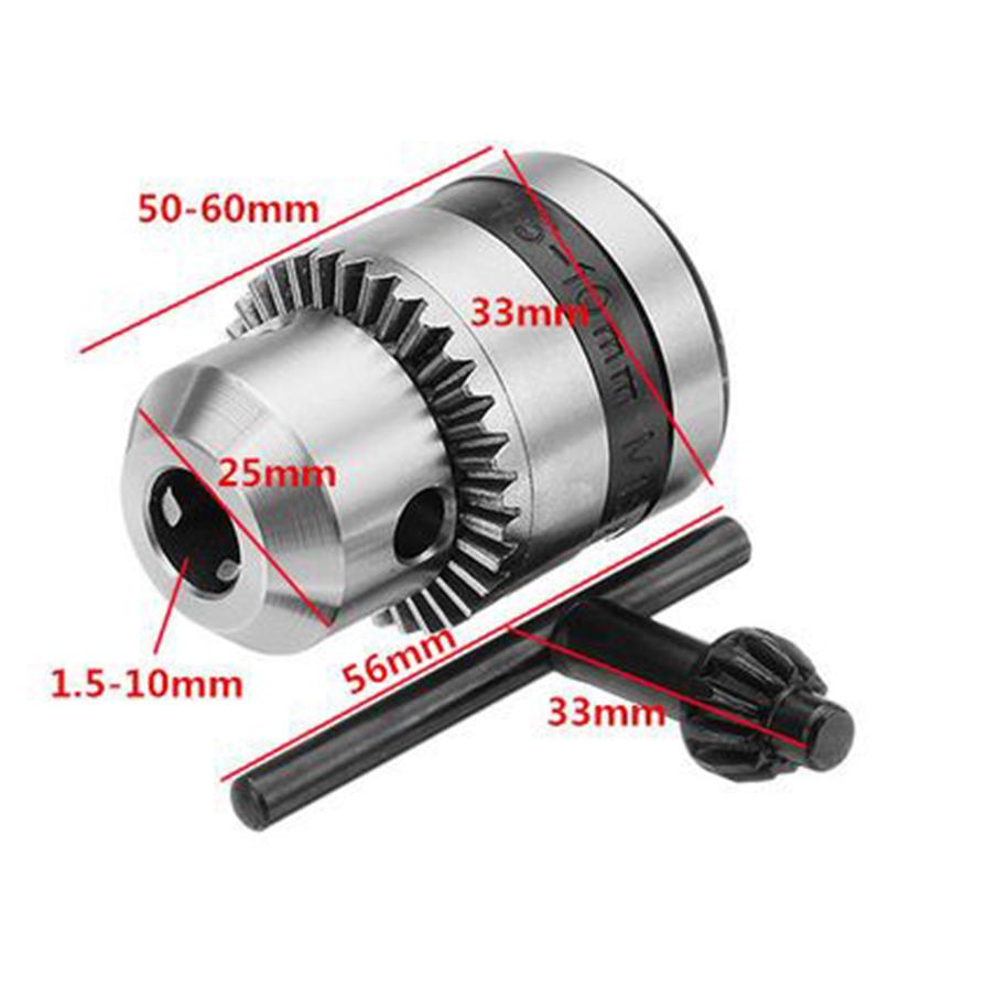 Đầu kẹp mũi khoan 3 chấu BRIED 0.6-6.5MM ( Lỗ Côn 10mm )