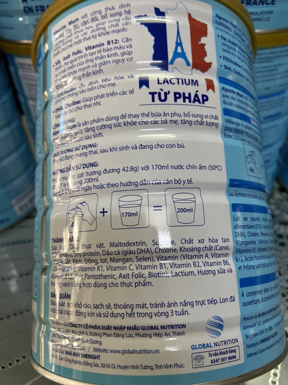(Date mới) Sữa Alponte Mum 800g