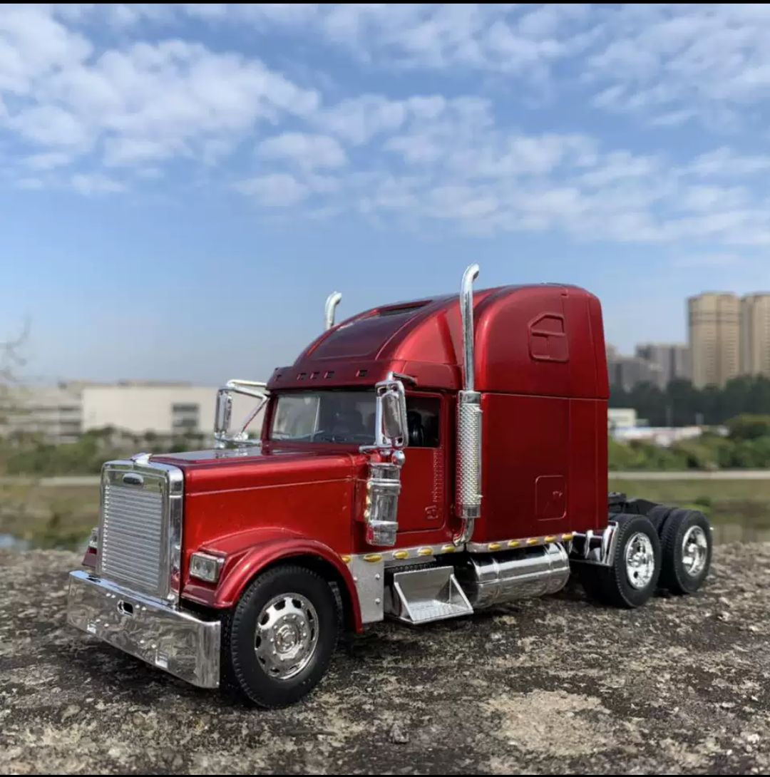 Xe mô hình đầu kéo container hợp kim 1:32