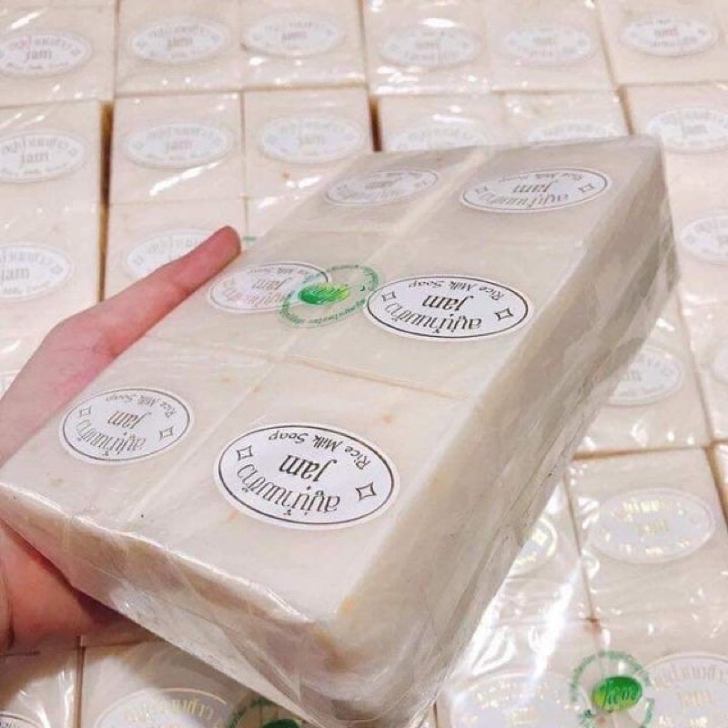 Combo 12 bánh xà phòng cám gạo jam Thái lan