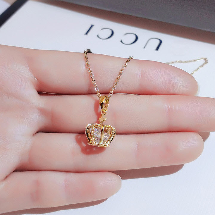 Dây chuyền đính đá mặt độc lạ - Hàng chuẩn titan màu sắc bóng đẹp - Cam kết 1 đổi 1 nếu đen và gỉ sét