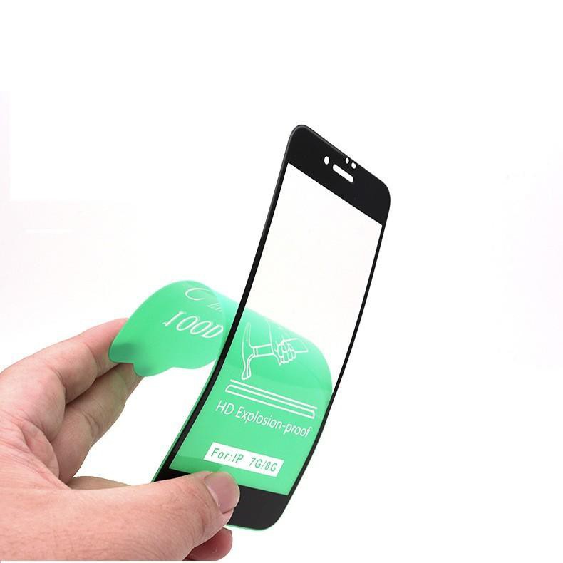 Kính Cường Lực Iphone Full Màn 100d Siêu Dẻo 6/6plus/6s/6splus/7/7plus/8/8plus