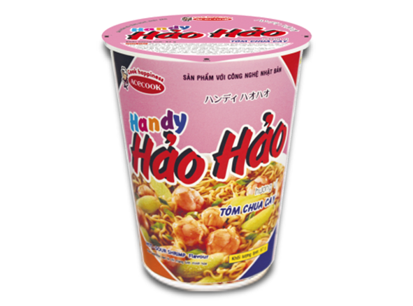 Combo 10 Ly Mì Ăn Liền Hảo Hảo Tôm Chua Cay 67g
