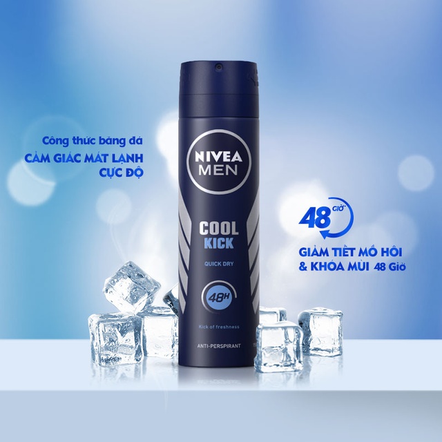 [HCM]Xịt khử mùi Nivea Men đủ loại 150ml
