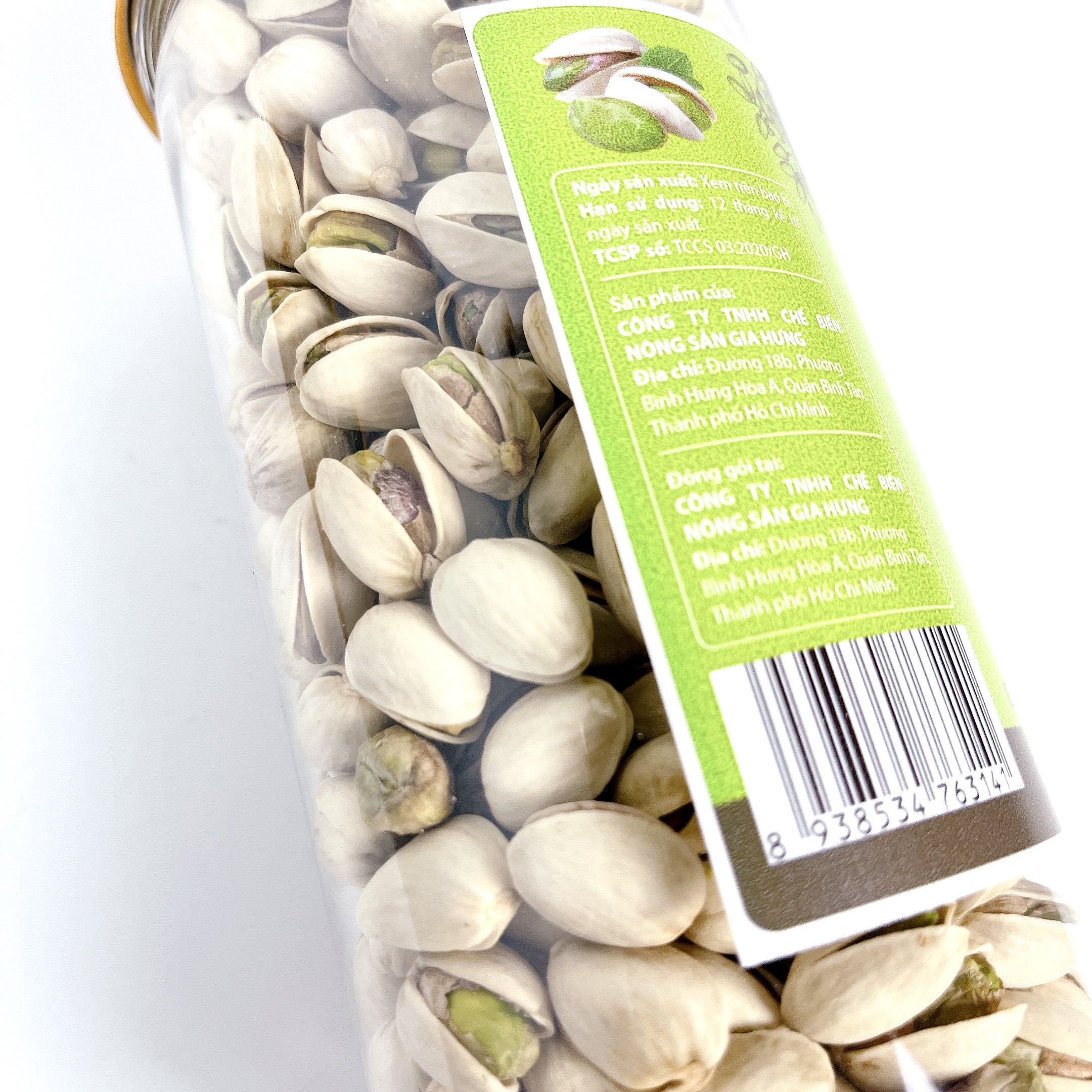 [HCM]Hạt dẻ cười Mỹ không tẩy trắng hủ 450g