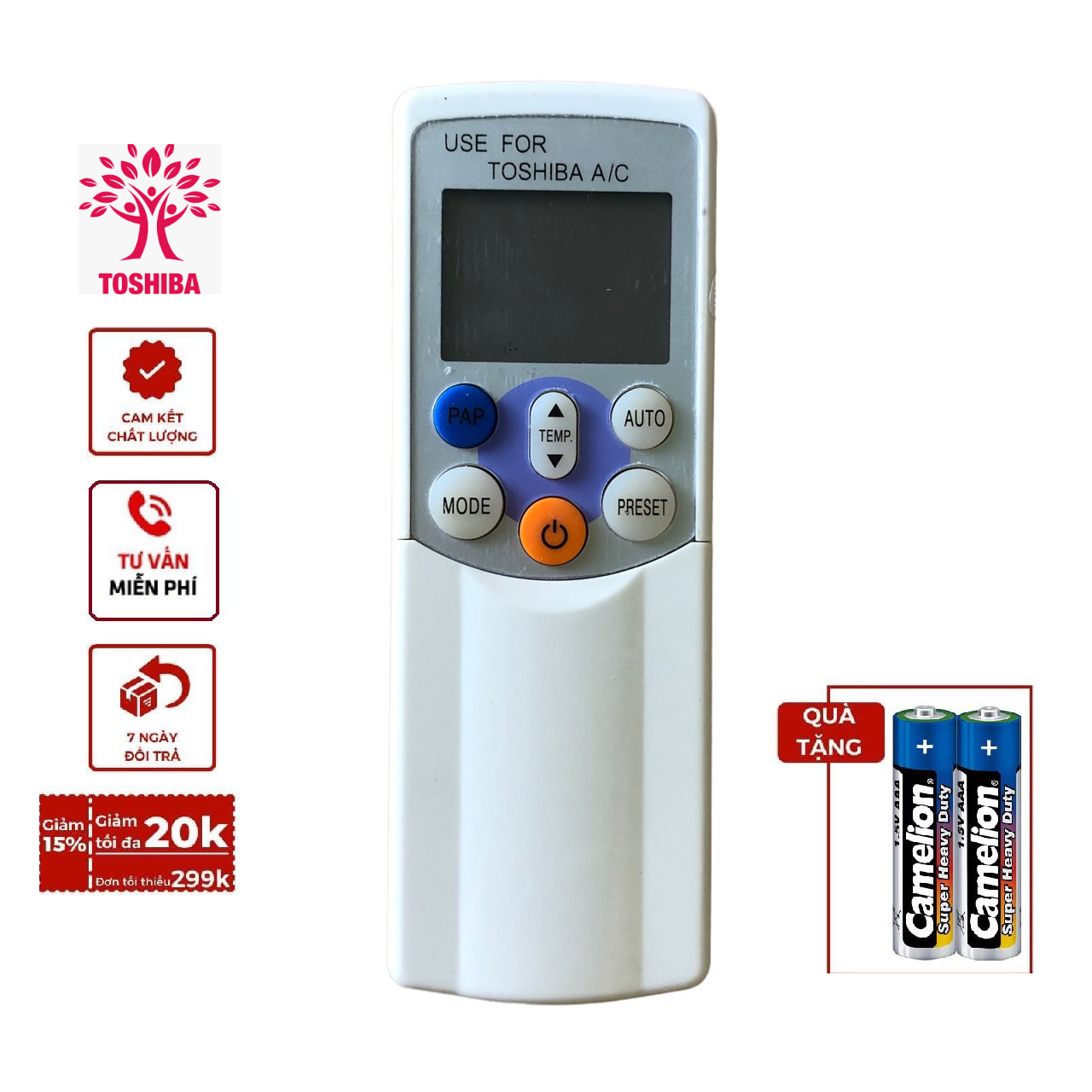 Remote điều khiển máy lạnh điểu hoà toshiba wc - h01je - điều khiển máy lạnh điểu hoà toshiba wc - đầu bấm điều khiển máy lạnh điểu hoà toshiba wc - h01je - tặng kèm pin