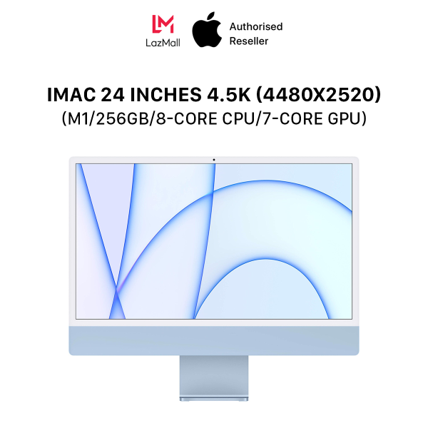 Bảng giá iMac 24 inches 4.5K (4480x2520) M1 Chipset (8GB & 16GB / 256GB / 8-Core CPU / 7-Core GPU) l HÀNG CHÍNH HÃNG Phong Vũ