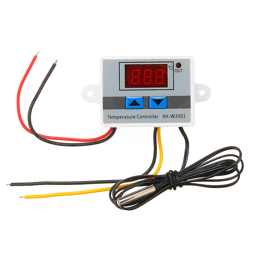 Bộ điều khiển nhiệt độ tự động XH-W3001 10A/220V,mạch điều khiển nhiệt độ,cảm biến nhiệt độ,thiết bị điều khiển nhiệt độ, lò ấp trứng, đầu dò nhiệt độ, đồng hồ cảm biến nhiệt độ