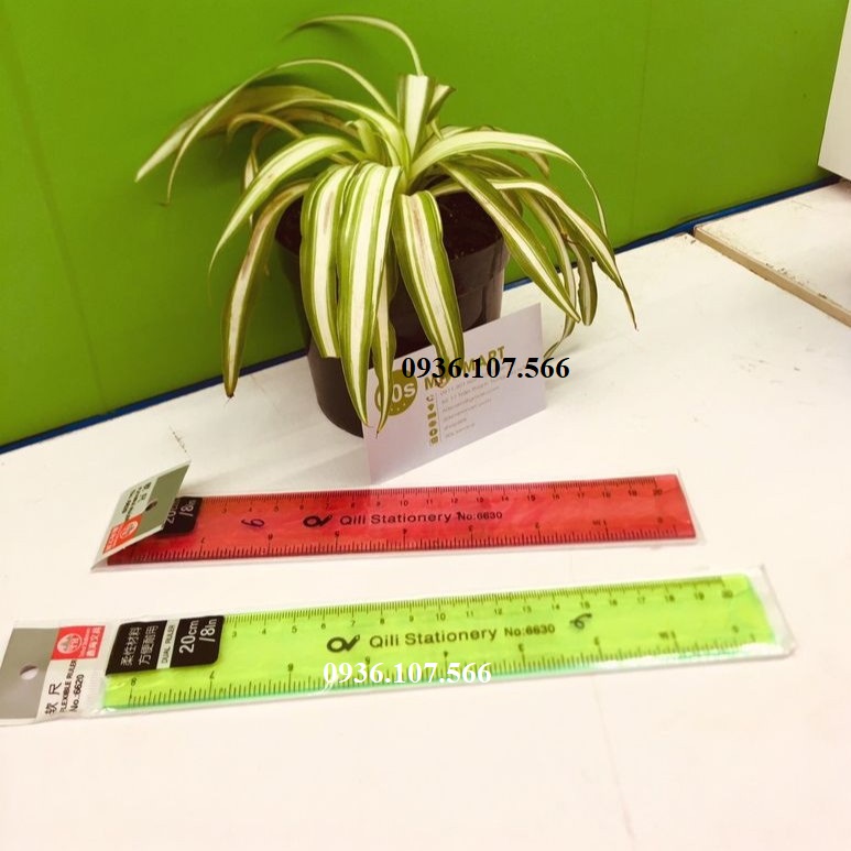 Thước kẻ dẻo - 20cm - 30 cm - 1 Cái