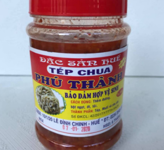Tép Chua Phú Thành 500g - Đặc sản Huế
