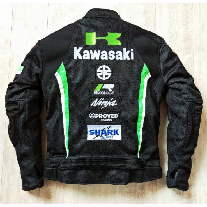 Áo khoác bảo hộ Kawasaki( kèm bộ gù giáp )